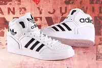 chaussures adidas originals femmes bankshot 2.0 classic white